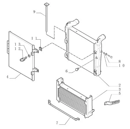 87739453 - радиатор